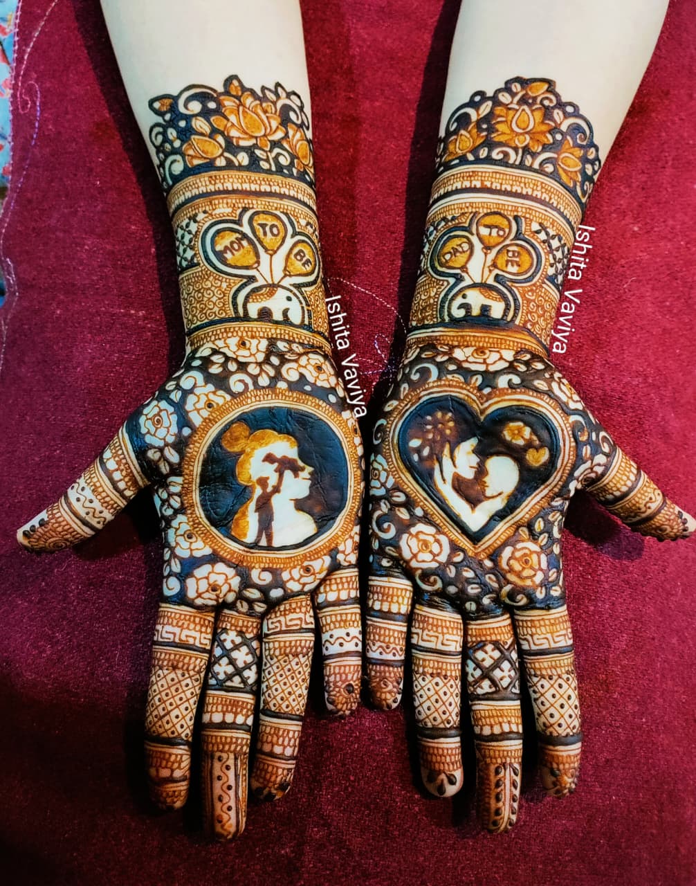 Baby Shower Mehendi Design 2