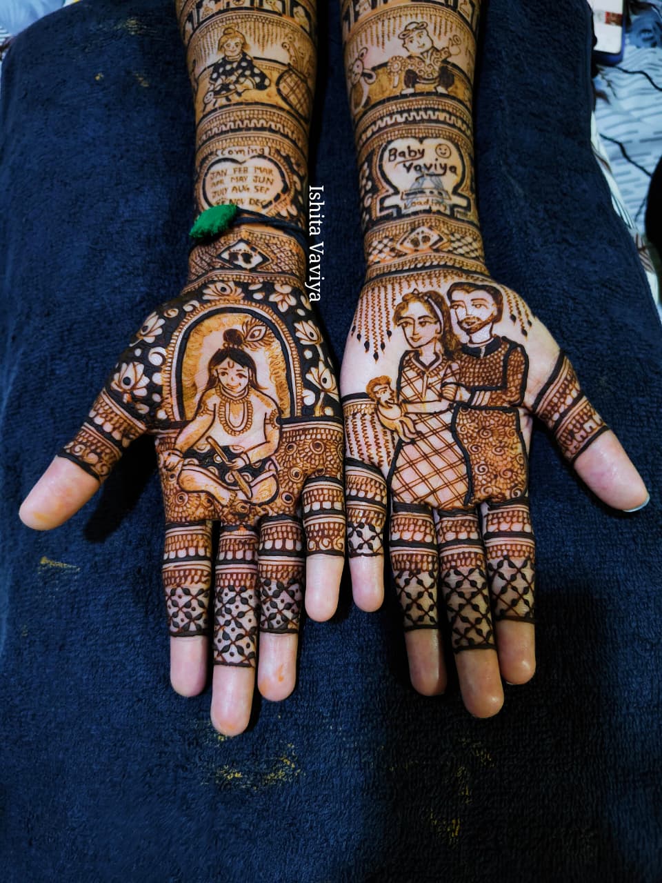 Baby Shower Mehendi Design 5